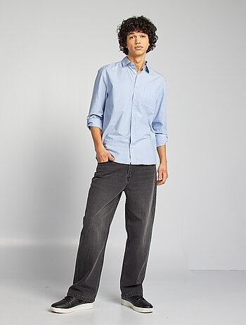 Camisa de algodão com bolso