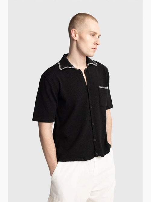 Camisa de algodão de manga curta para homem giesto - Kiabi