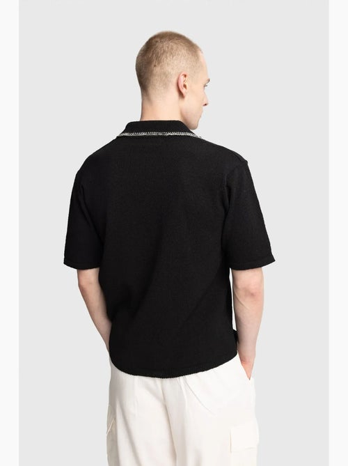 Camisa de algodão de manga curta para homem giesto - Kiabi