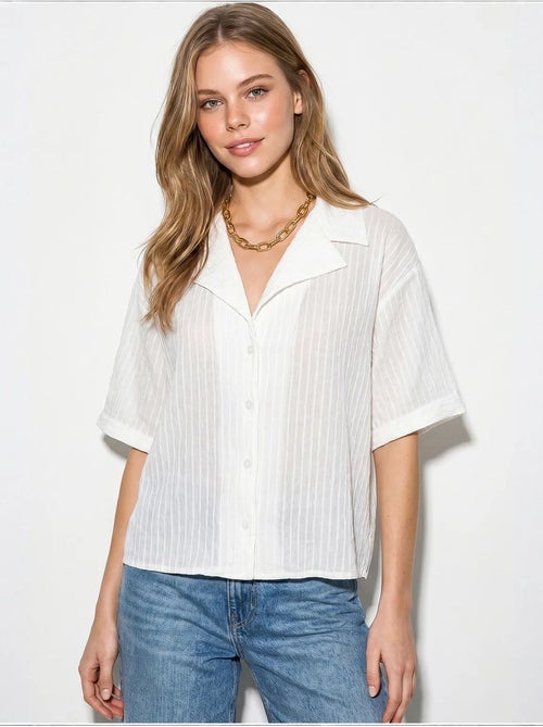 Camisa de algodão lucci - Kiabi Camisa de algodão lucci - Kiabi