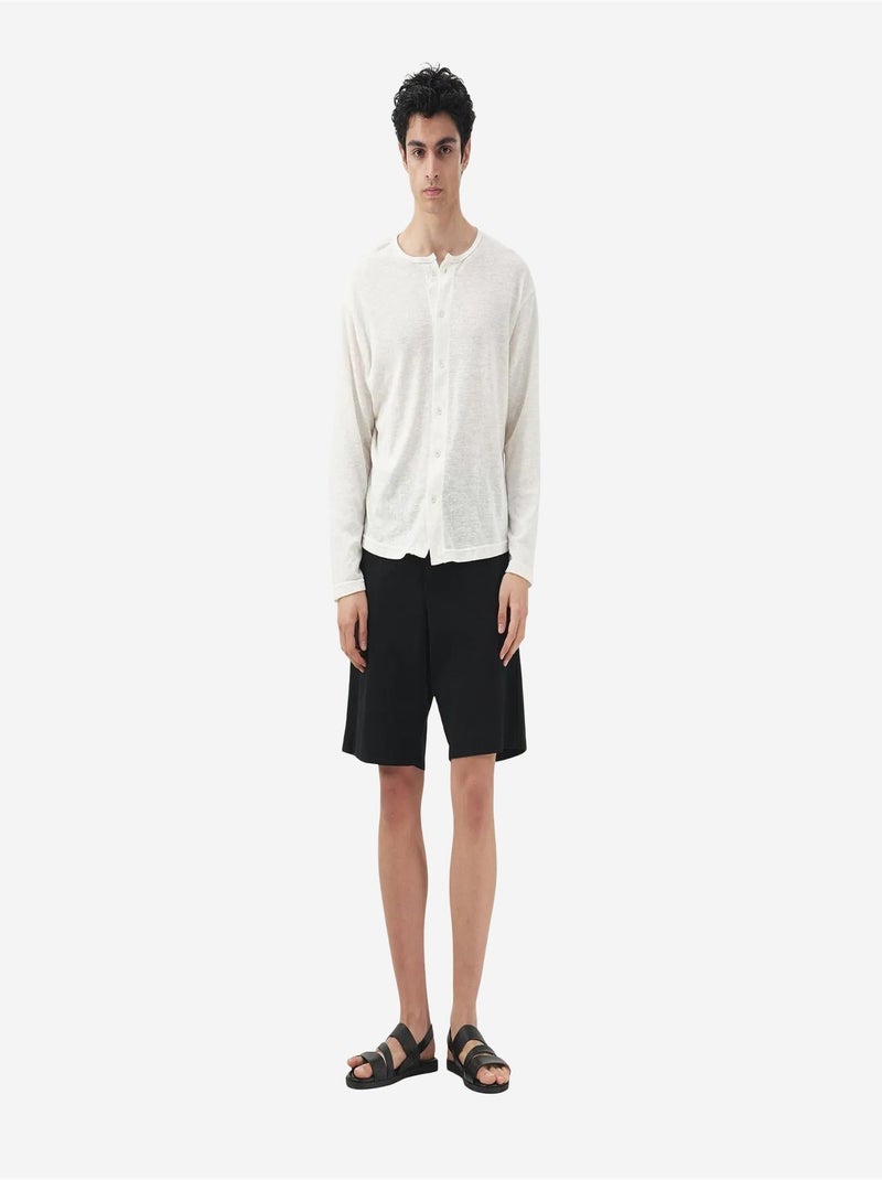Camisa de algodão masculina giesto Branco sujo - Kiabi