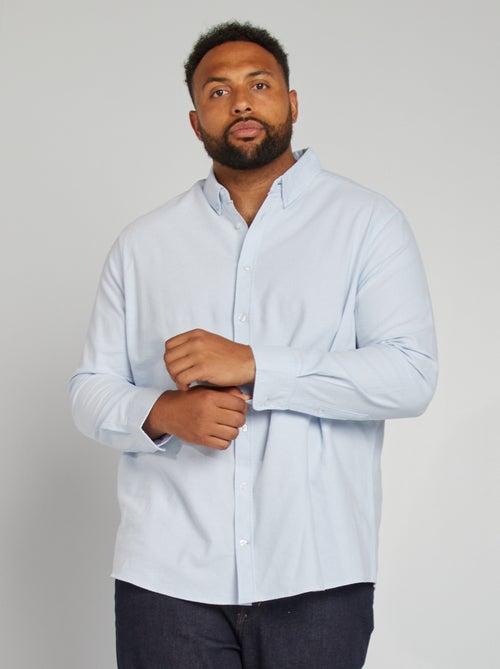 Camisa de algodão Oxford - Kiabi