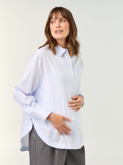 Camisa de amamentação com fenda lateral - Kiabi