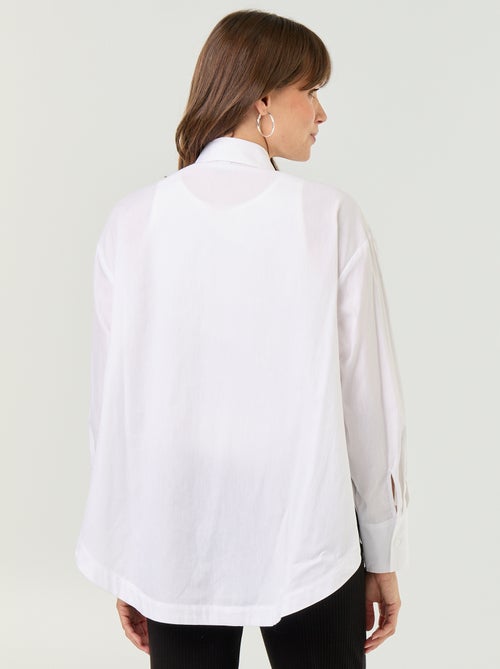 Camisa de amamentação com fenda lateral - Kiabi