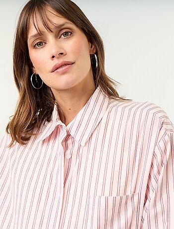 Camisa de amamentação com fenda lateral