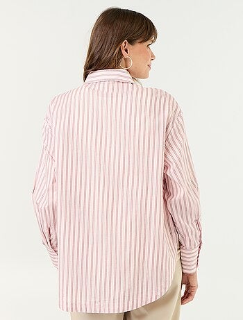 Camisa de amamentação com fenda lateral