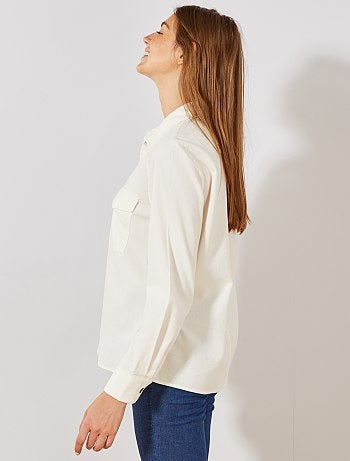 Camisa de bombazina - Kiabi