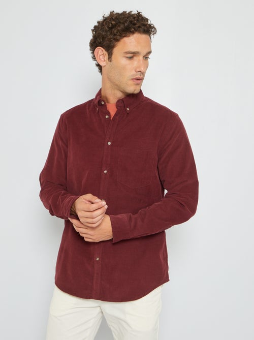 Camisa de bombazina - Kiabi
