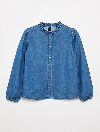 Camisa de calças de ganga - coleção fácil de vestir