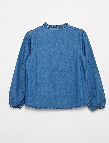 Camisa de calças de ganga - coleção fácil de vestir