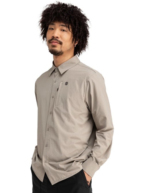 Camisa de caminhada de manga comprida para homem - Kiabi