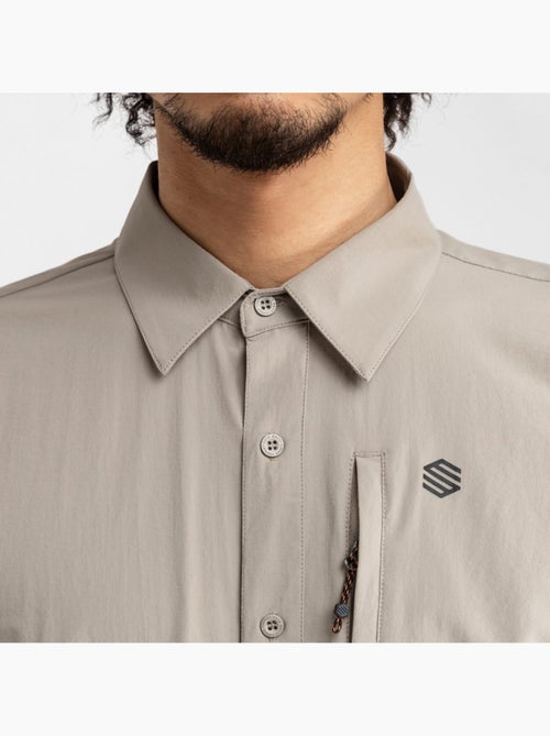 Camisa de caminhada de manga comprida para homem - Kiabi
