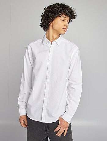 Camisa de cerimónia lisa