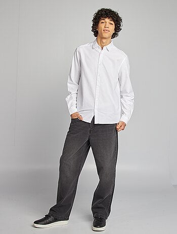 Camisa de cerimónia lisa