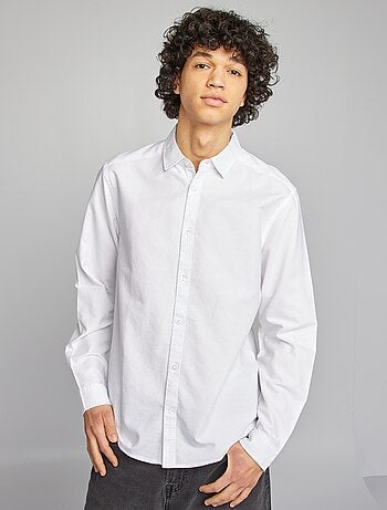 Camisa de cerimónia lisa