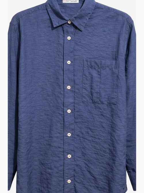 Camisa de corte descontraído com bolso mixray - Kiabi