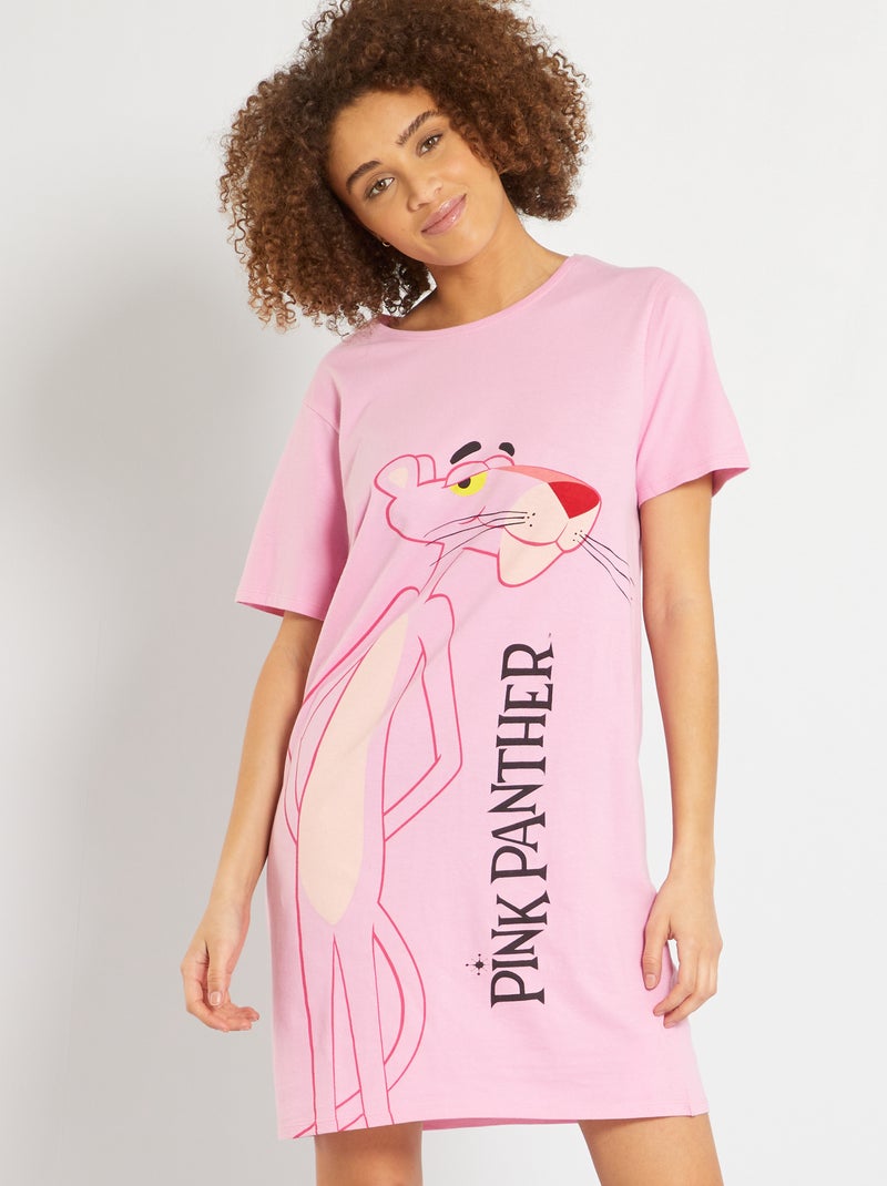 Camisa de dormir 'A Pantera Cor-de-Rosa' Rosa - Kiabi