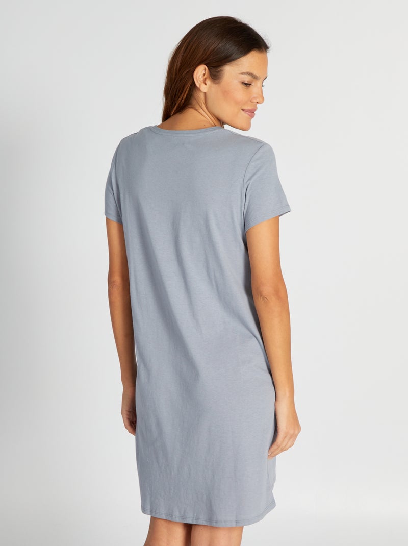 Camisa de dormir AZUL - Kiabi