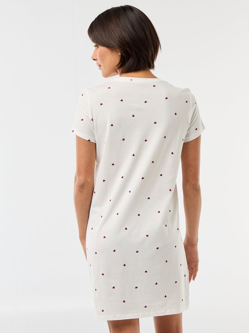 Camisa de dormir Branco - Kiabi