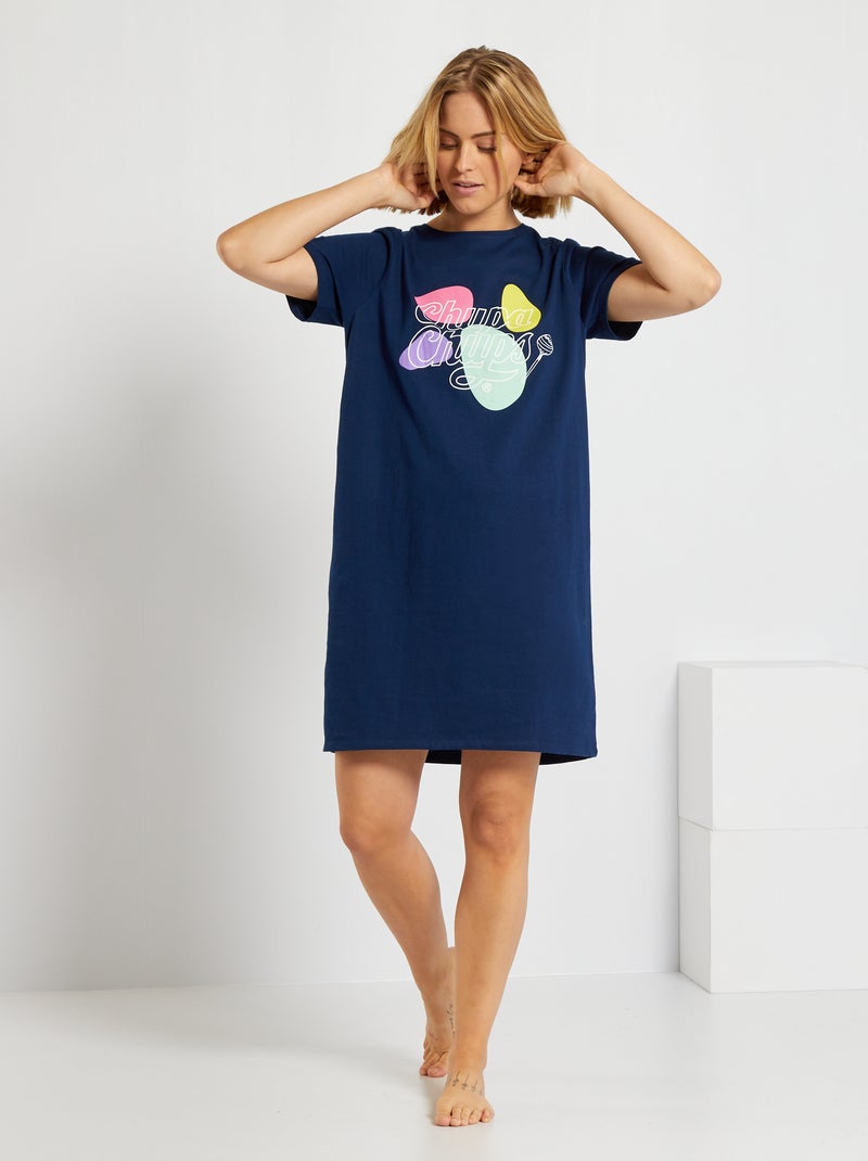Camisa de dormir 'Chupa Chups' Azul Marinho - Kiabi