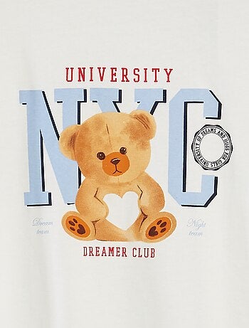 Camisa de dormir com estampado