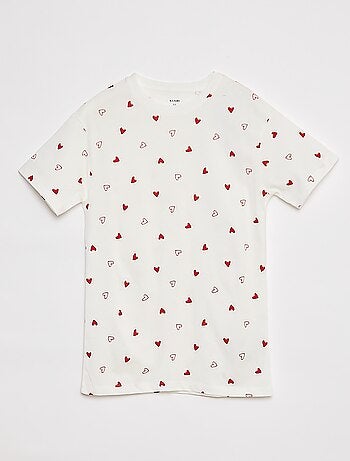 Camisa de dormir com estampado