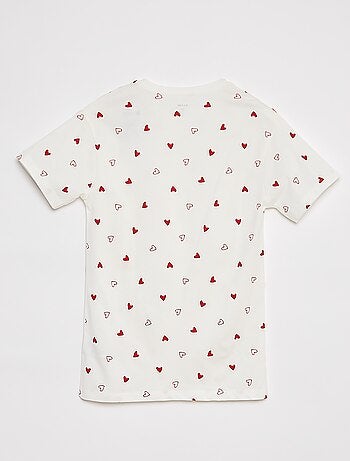 Camisa de dormir com estampado