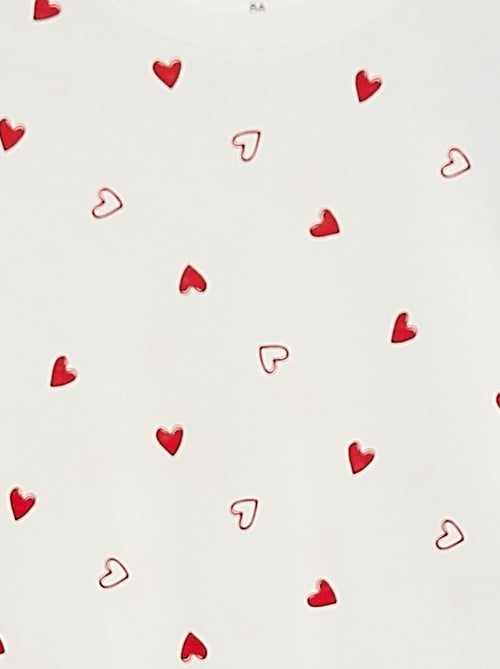 Camisa de dormir com estampado - Kiabi