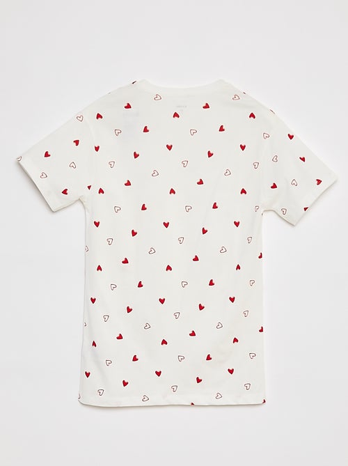 Camisa de dormir com estampado - Kiabi