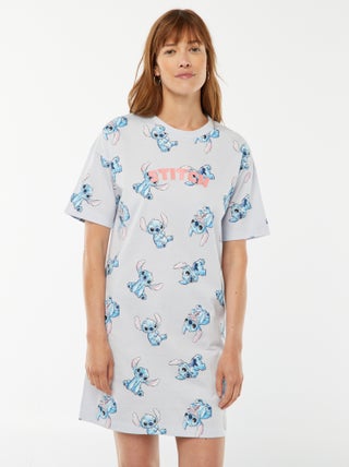 Camisa de dormir com estampado 'Stitch'