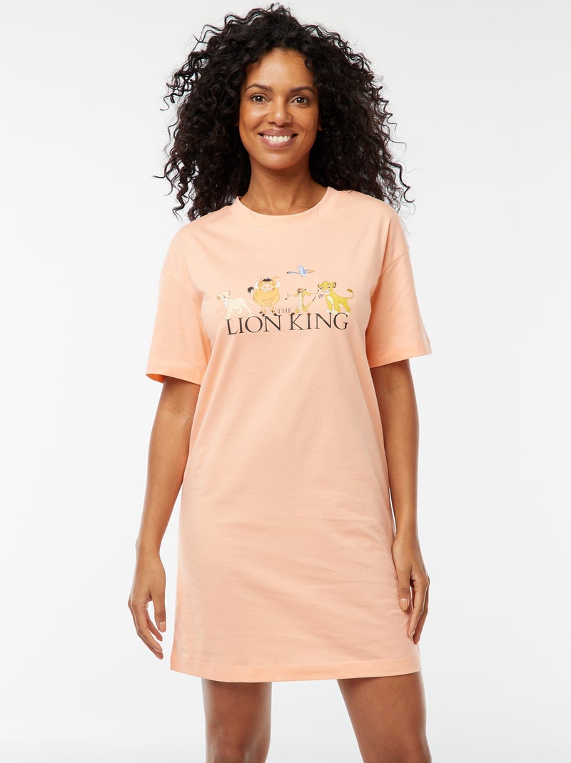 Camisa de dormir com estampado 'Stitch' LARANJA - Kiabi