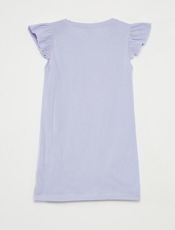 Camisa de dormir com folhos