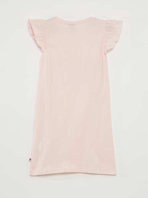 Camisa de dormir com folhos e impressão - Kiabi