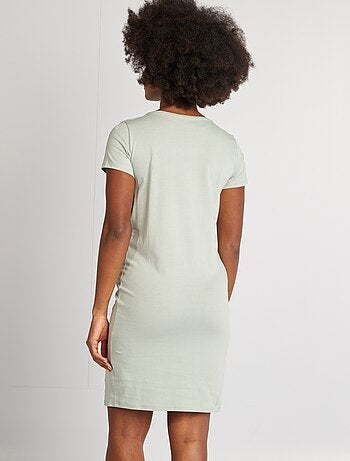 Camisa de dormir de amamentação com mensagem