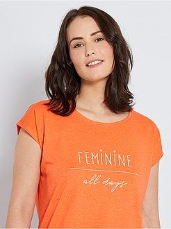 Camisa de dormir de conceção ecológica - Kiabi