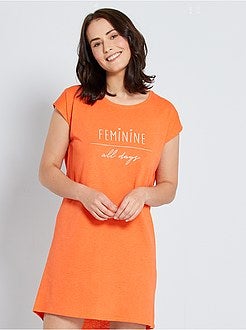 Camisa de dormir de conceção ecológica - Kiabi