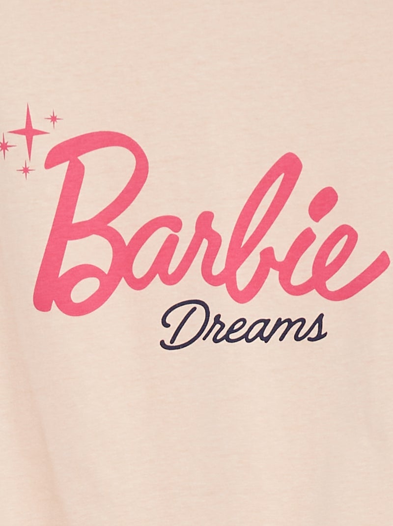 Camisa de dormir de manga curta 'Barbie' ROSA - Kiabi