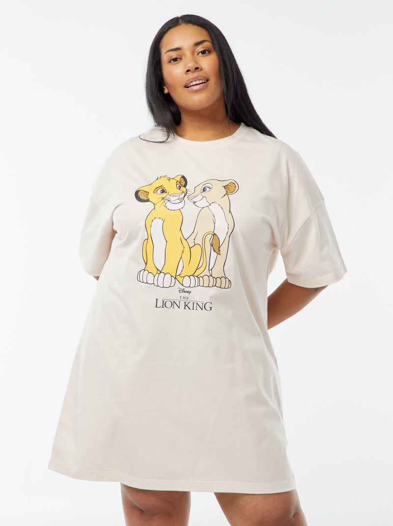 Camisa de dormir de manga curta 'Disney' ROSA - Kiabi