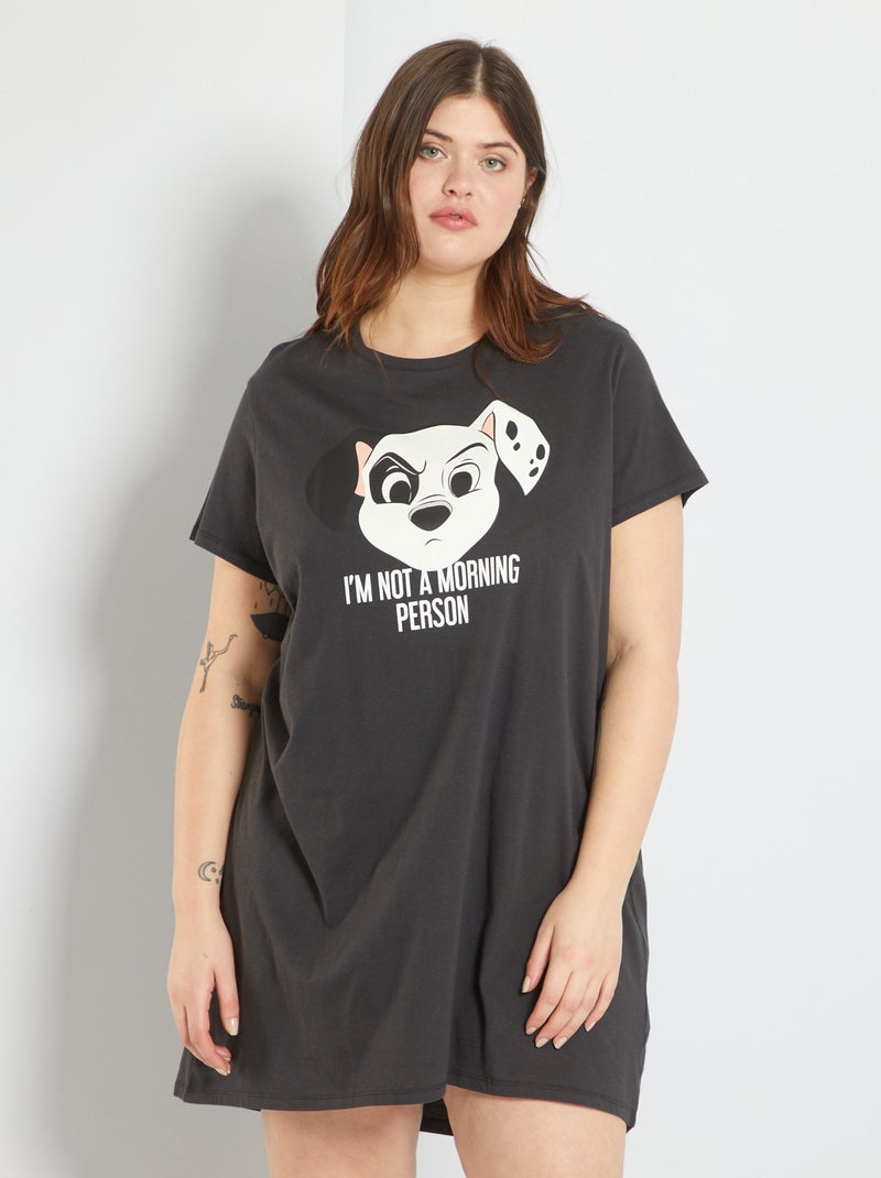 Camisa de dormir 'Disney' CINZA - Kiabi
