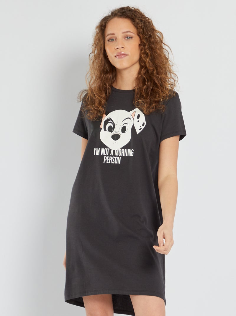 Camisa de dormir 'Disney' CINZA - Kiabi
