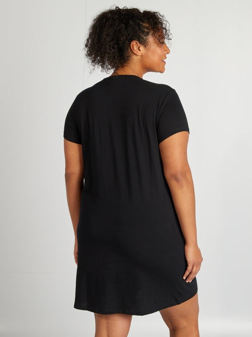 Camisa de dormir em jersey - Kiabi