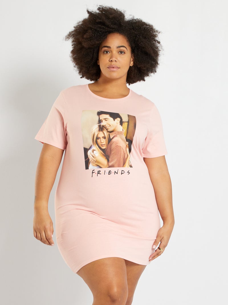 Camisa de dormir 'Friends' Rosa - Kiabi