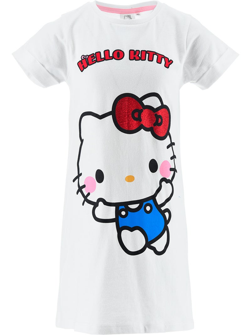 Camisa de dormir hello kitty branco menina | licença oficial Branco - Kiabi