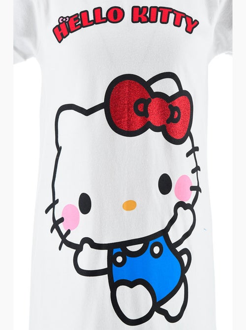 Camisa de dormir hello kitty branco menina | licença oficial - Kiabi Camisa de dormir hello kitty branco menina | licença oficial - Kiabi