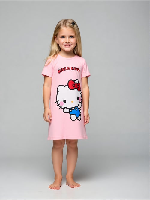 Camisa de dormir hello kitty rosa menina | licença oficial - Kiabi Camisa de dormir hello kitty rosa menina | licença oficial - Kiabi