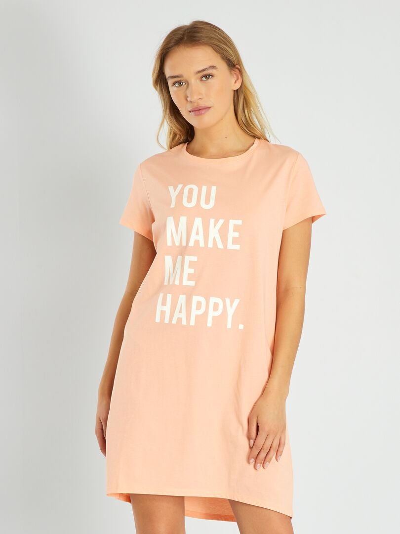 Camisa de dormir LARANJA - Kiabi