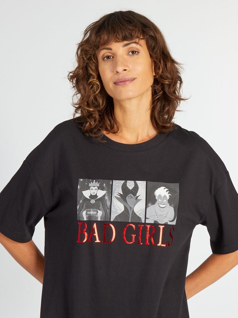 Camisa de dormir + leggings 'Bad Girls' da 'Disney' PRETO - Kiabi