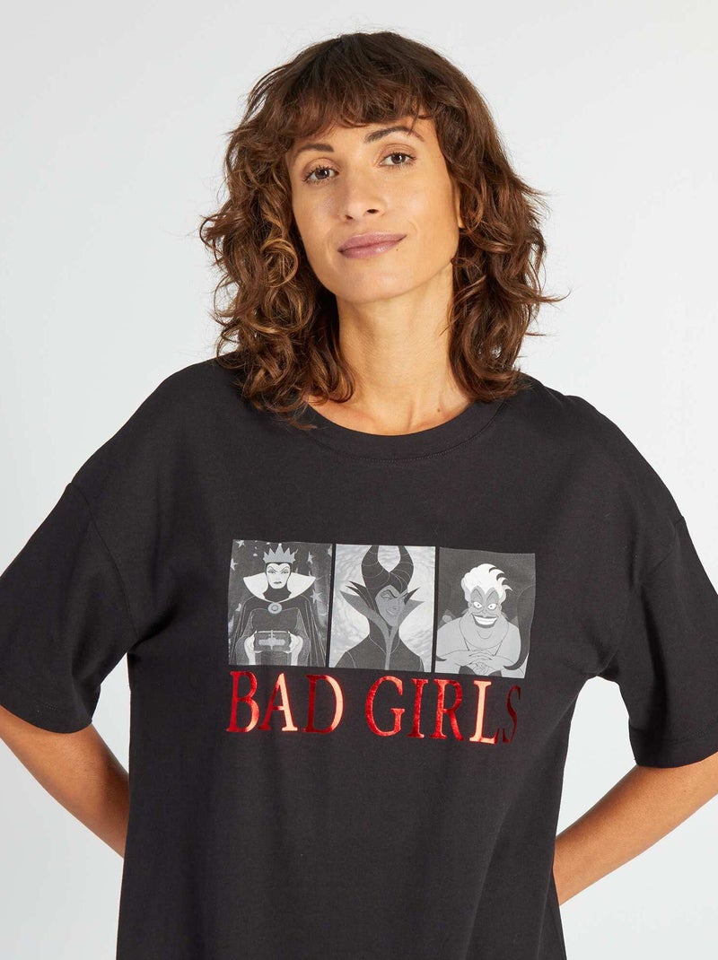 Camisa de dormir + leggings 'Bad Girls' da 'Disney' PRETO - Kiabi