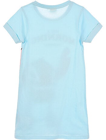 Camisa de dormir lilo & stitch azul menina | licença oficial