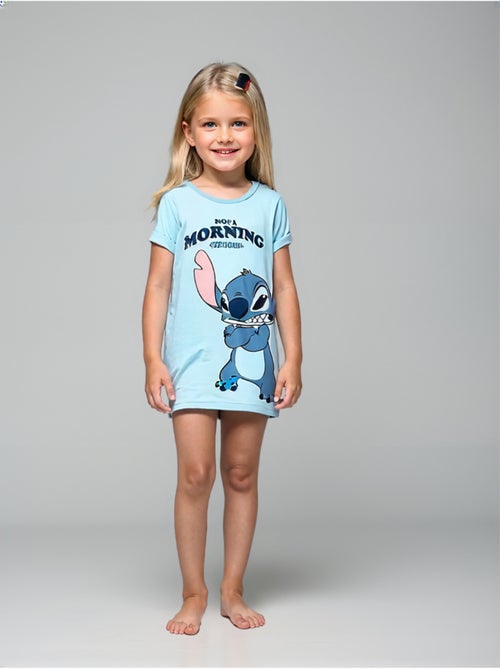 Camisa de dormir lilo & stitch azul menina | licença oficial - Kiabi Camisa de dormir lilo & stitch azul menina | licença oficial - Kiabi